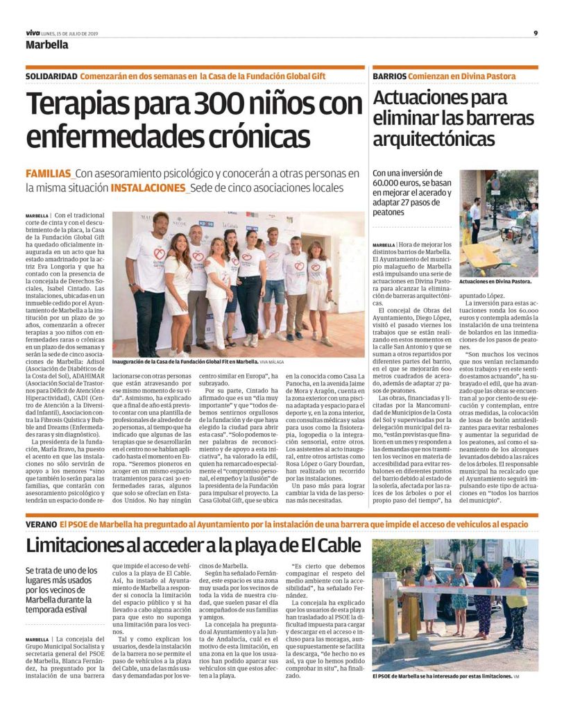 15-07-19_Viva-Malaga_Terapias-para-300-niños-con-enfermades-crónicas