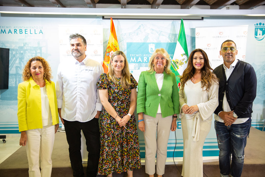 Maria Bravo and Eva Longoria, Chair and Honourary Chair at The Global Gift Gala, Marbella, presented by Nota Blu New Brasserie and Mamzel at Finca Besaya